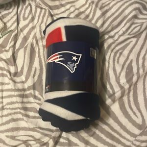 NFL New England Patriots Fleece Throw Blanket